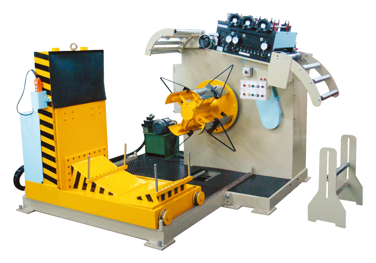 2 IN 1 Two Sections Precision Uncoiler & Leveler