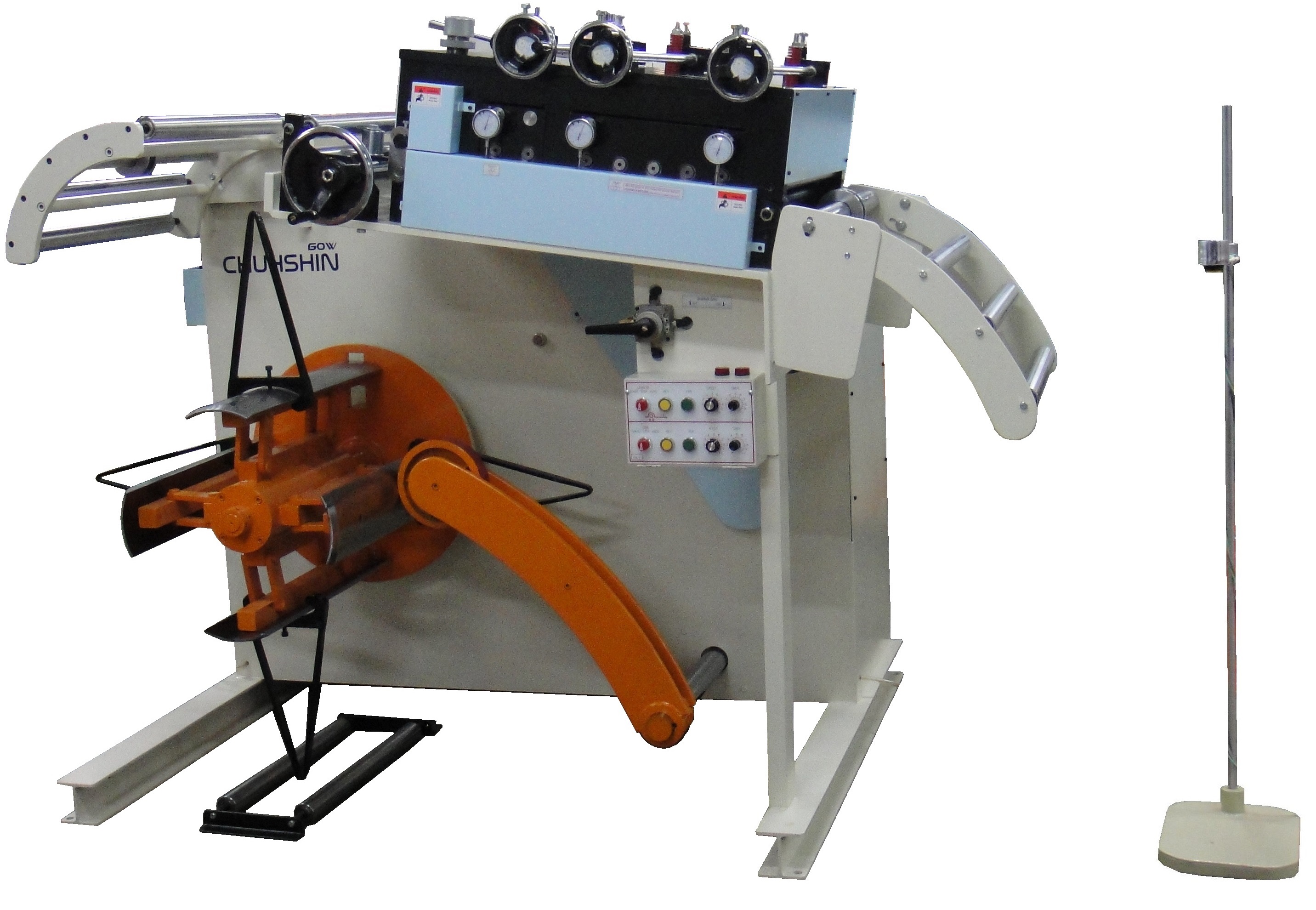 2 IN 1 Two Sections Precision Uncoiler & Leveler